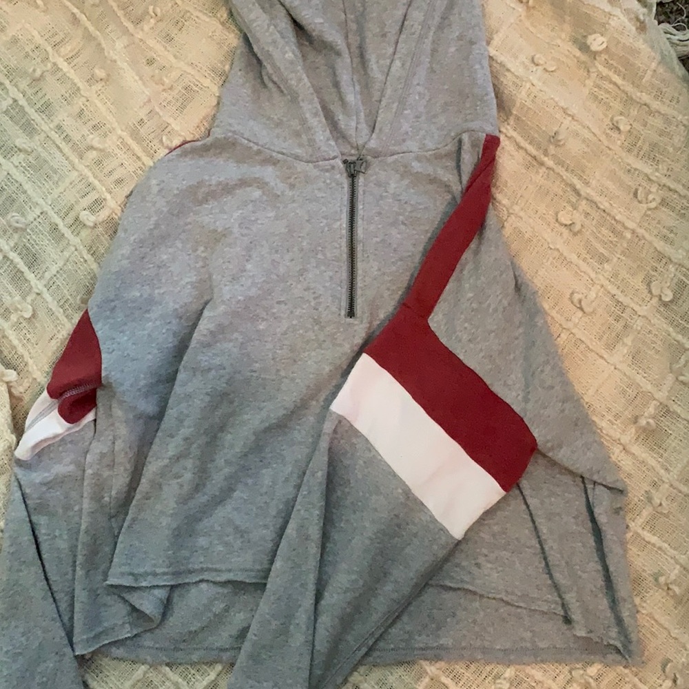 american eagle cropped hoodie, womens size large